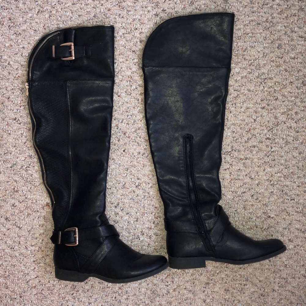 Knee High black boots